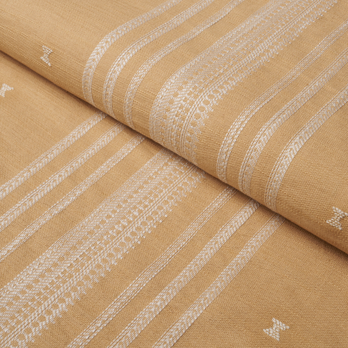 Imara Stripe - Ochre - Schumacher 87252 Fabric - Schumacher Fabric