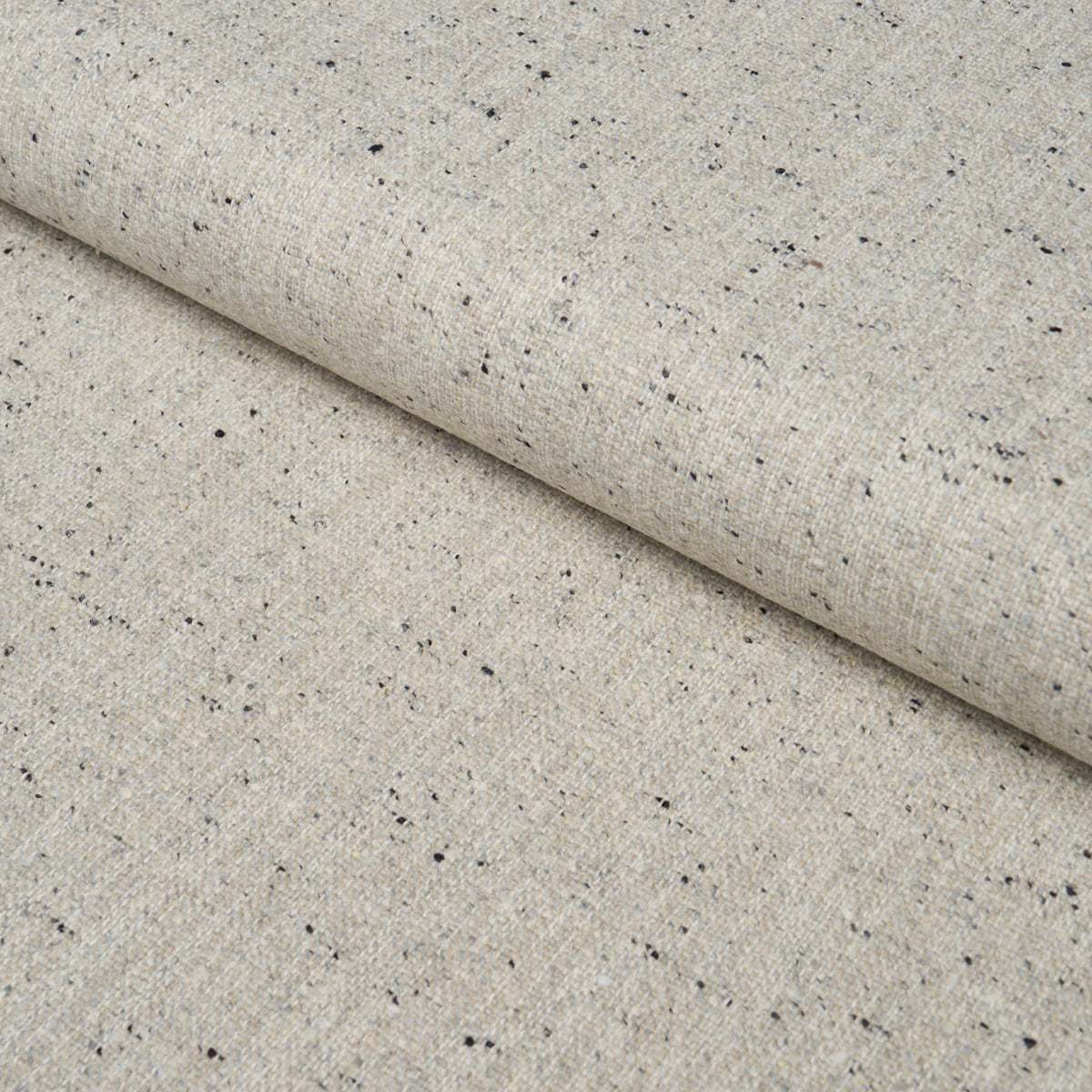 Clarke Donegal Wool Blend - Light Grey - Schumacher 87310 Fabric