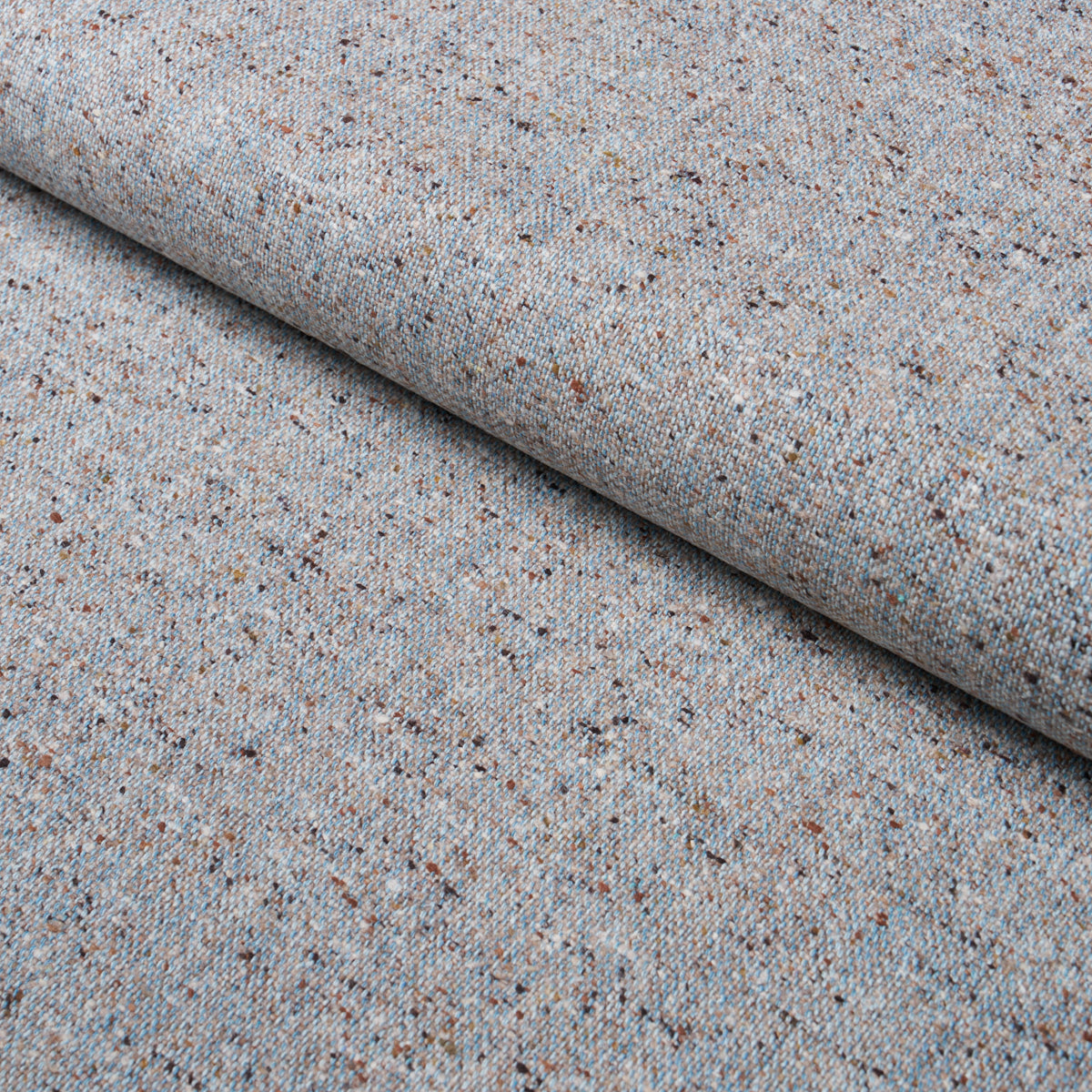 Clarke Donegal Wool Blend - Light Blue - Schumacher 87315 Fabric