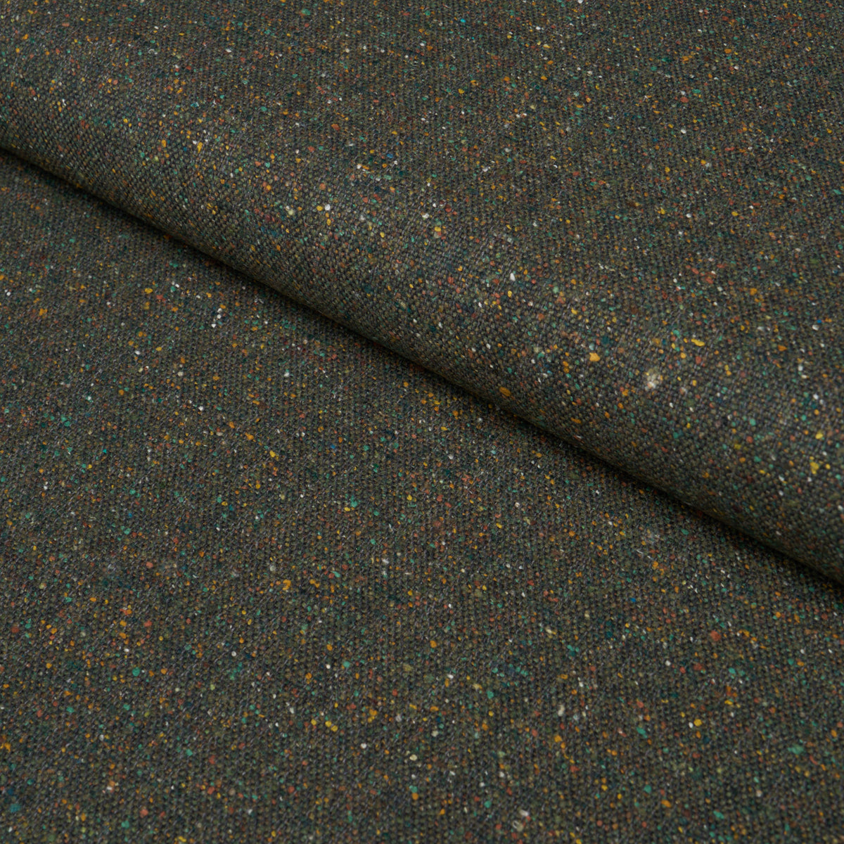 Clarke Donegal Wool Blend - Green - Schumacher 87317 Fabric