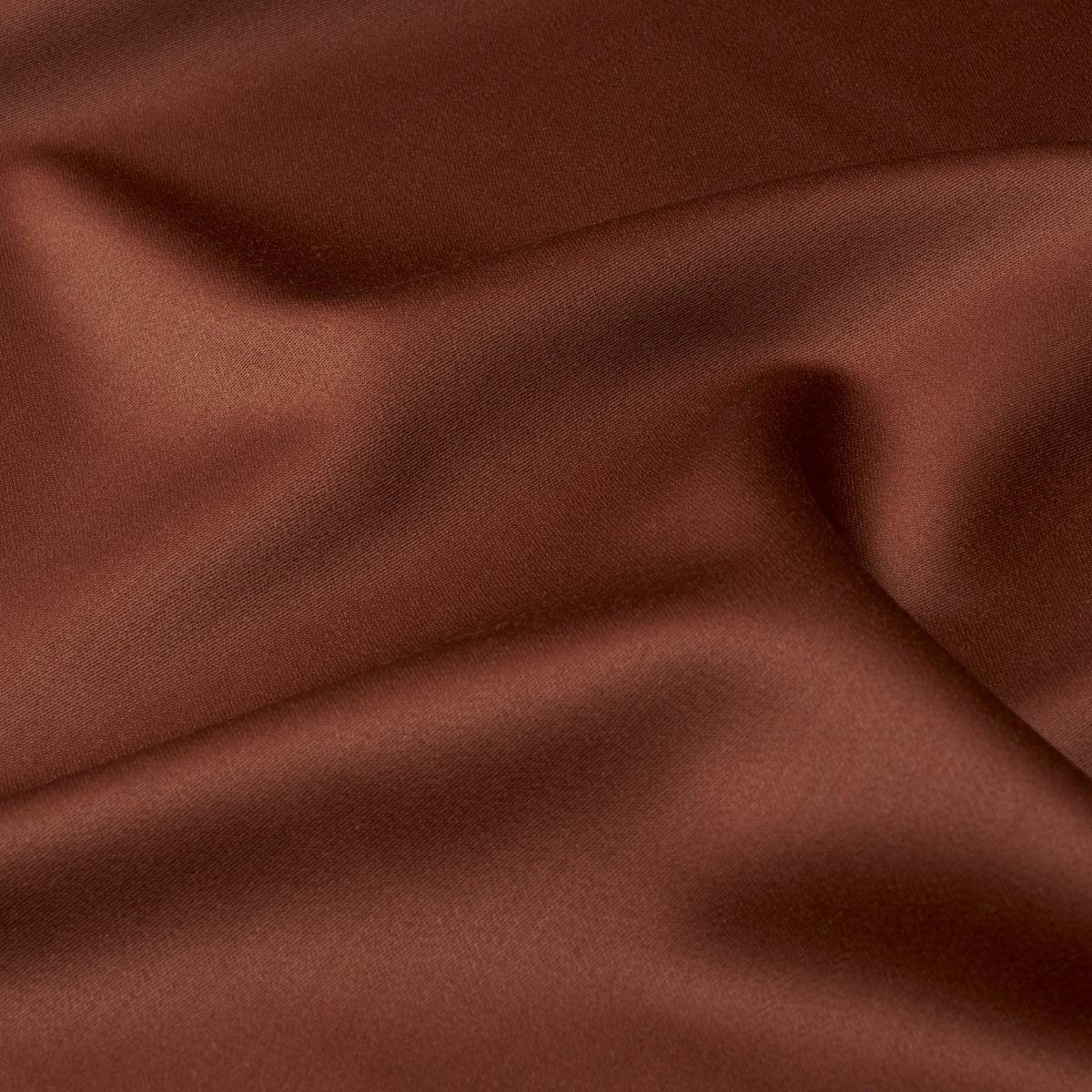 Donovan Merino Wool Sateen - Rust - Schumacher 87323 Fabric - Schumacher Fabric