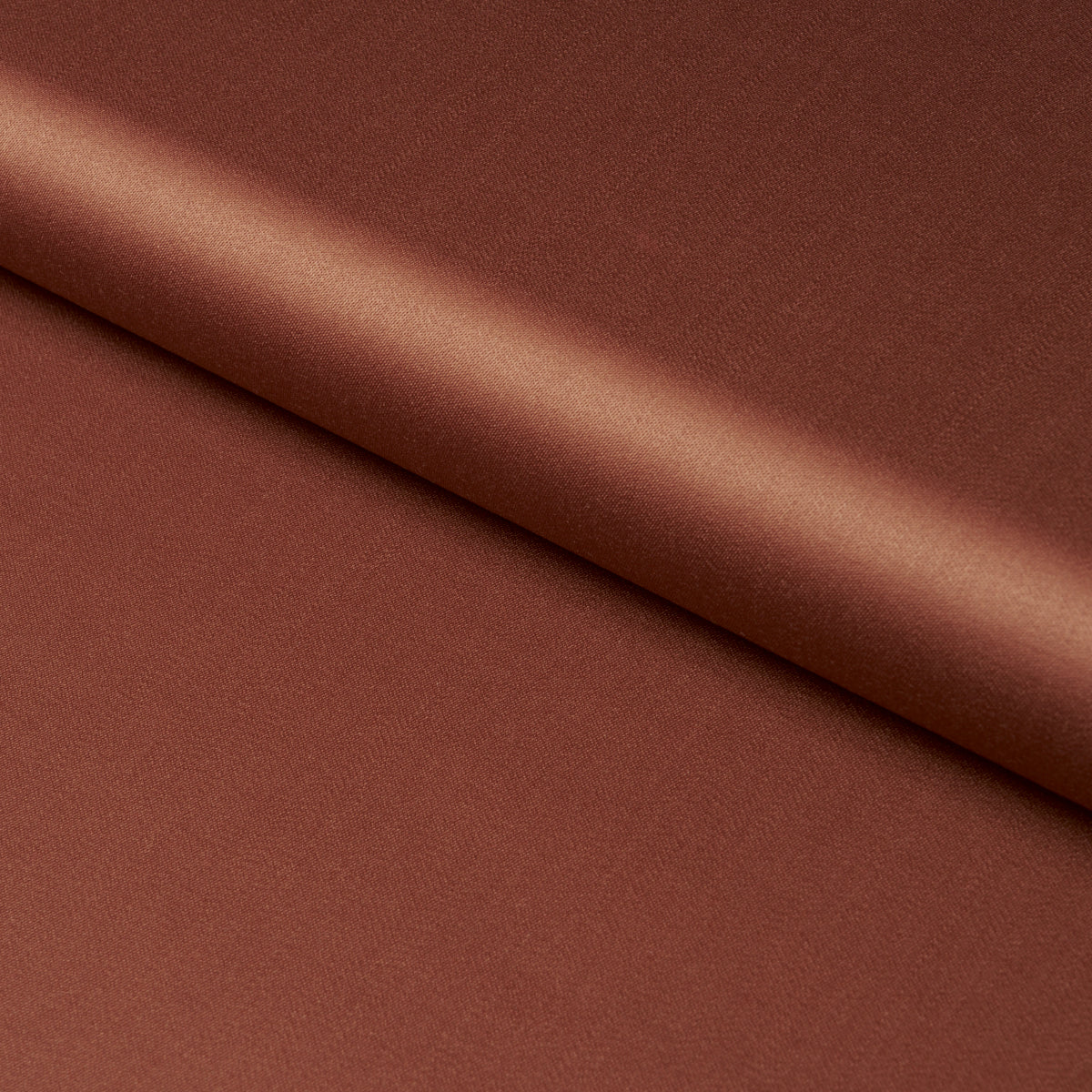 Donovan Merino Wool Sateen - Rust - Schumacher 87323 Fabric