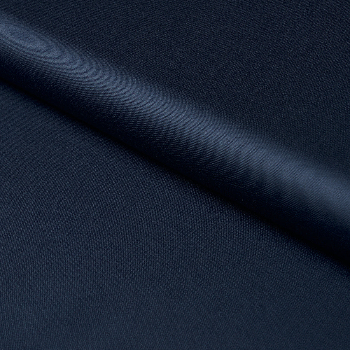 Donovan Merino Wool Sateen - Navy - Schumacher 87325 Fabric - Schumacher Fabric