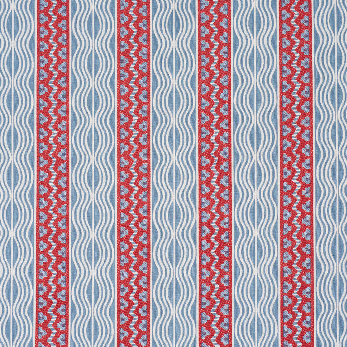 CR-ME-ANGLAISE-FRENCH-RED-BLUE-SCHUMACHER-87451 - Schumacher Fabrics