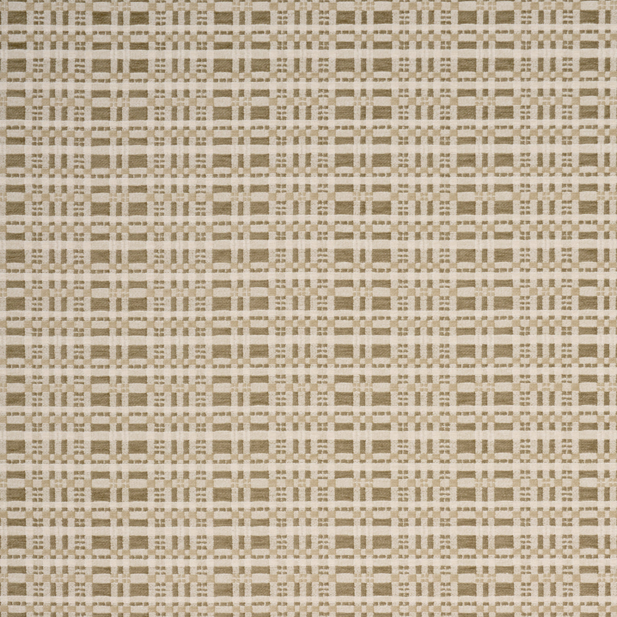 Marja Plaid Performance - Neutral - Schumacher 87500 Fabric