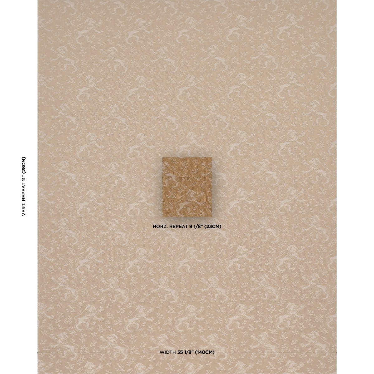 EWANS-BEASTS-WHEAT-SCHUMACHER-87541 - Schumacher Fabric