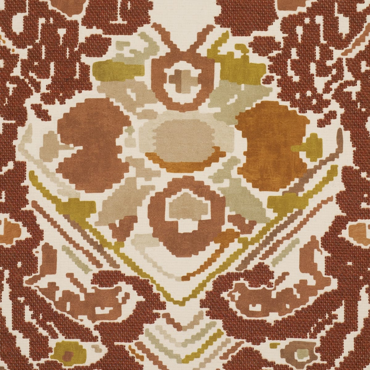REVERSIBLE-DIGITAL-DAMASK-CHARTREUSE-SCHUMACHER-87550 - Schumacher Fabric