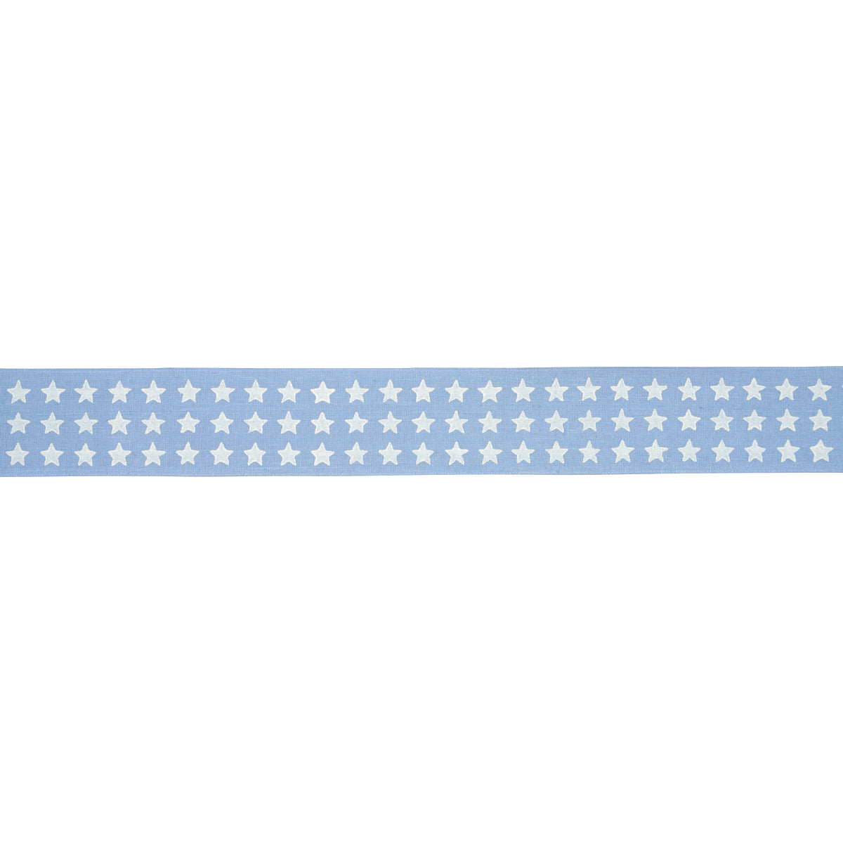 Astra Block Print Tape - Sky - Schumacher 87560 Trim - Schumacher Trim