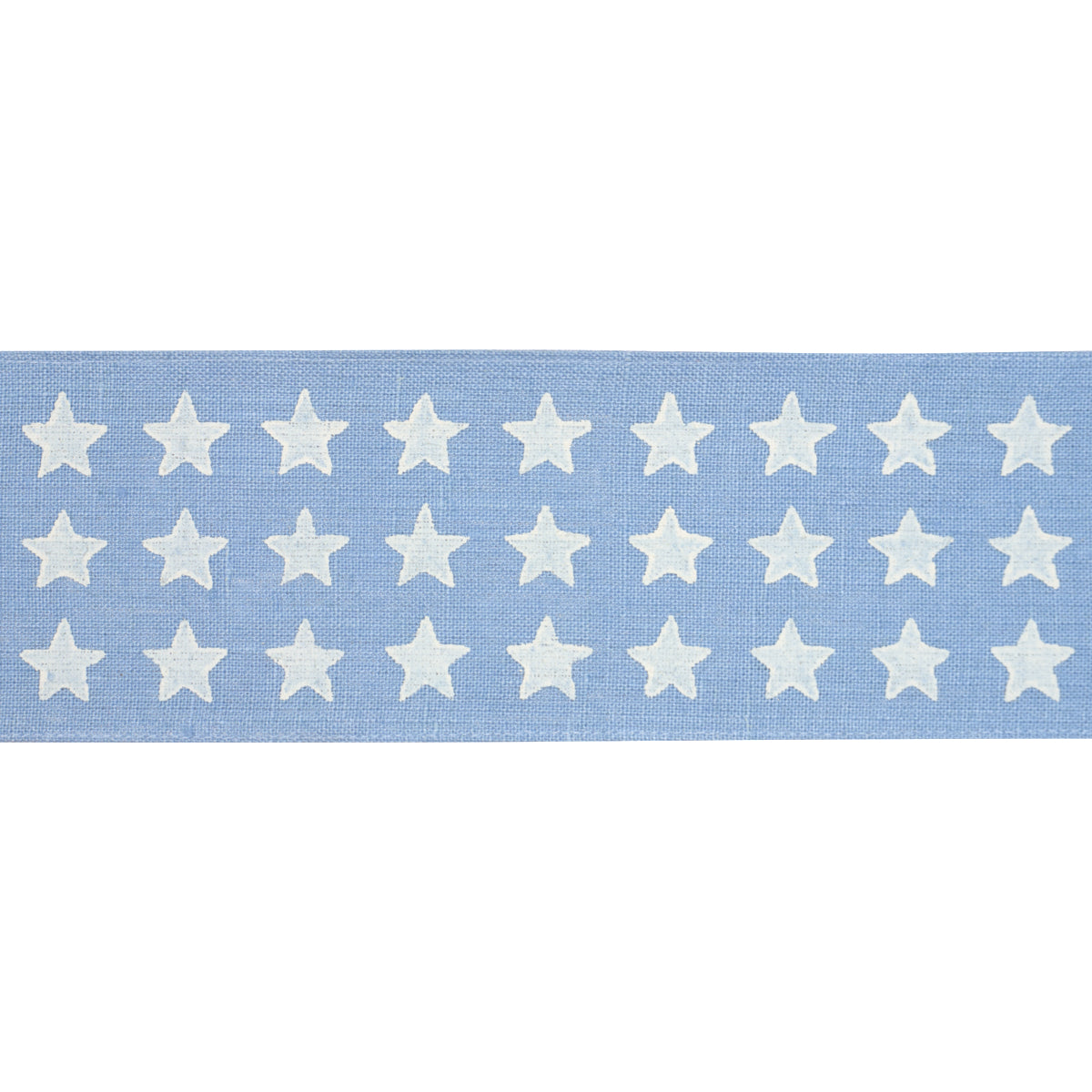 Astra Block Print Tape - Sky - Schumacher 87560 Trim - Schumacher Trim