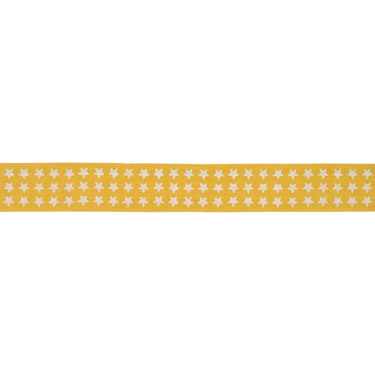 Astra Block Print Tape - Yellow - Schumacher 87564 Trim - Schumacher Trim