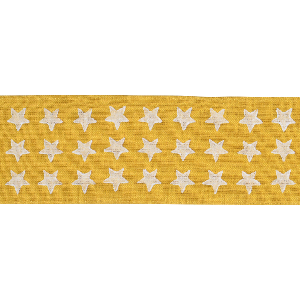 Astra Block Print Tape - Yellow - Schumacher 87564 Trim - Schumacher Trim