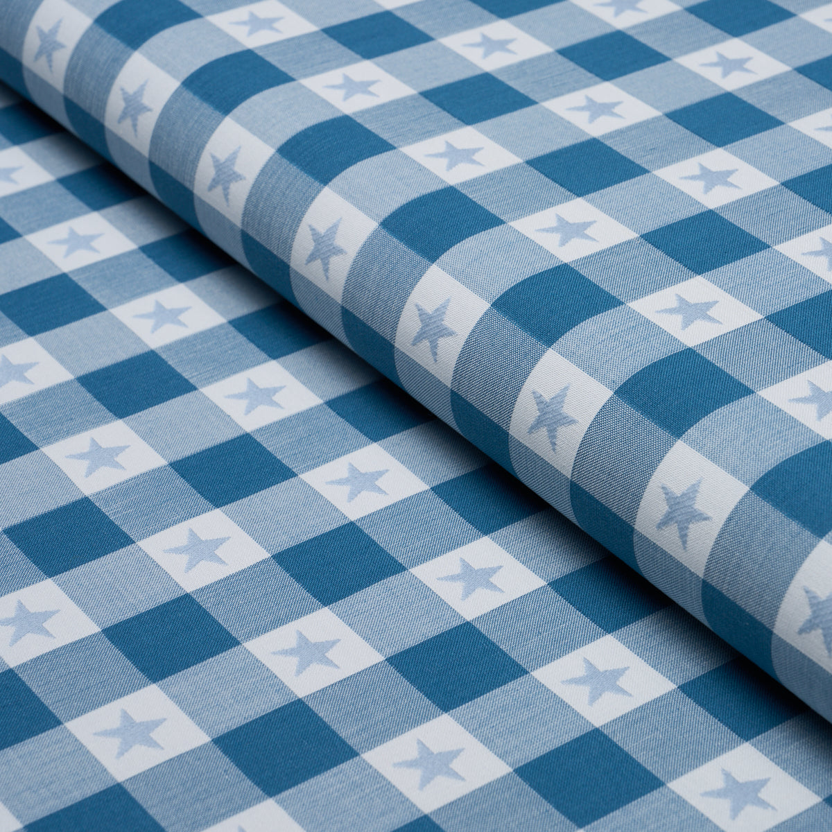 Independence Plaid - Blue - Schumacher 87571 Fabric - Schumacher Fabric
