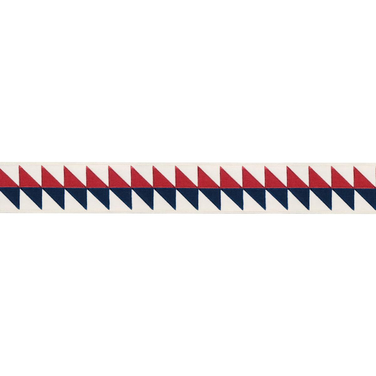 Quilted Diamond Tape - Americana - Schumacher 87581 Trim - Schumacher Trim
