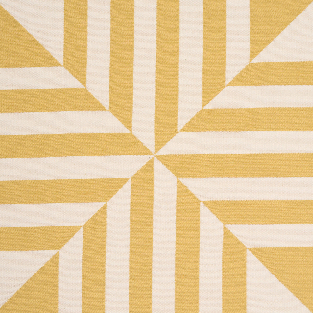 Square In A Square - Yellow - Schumacher 87592 Fabric - Schumacher Fabric