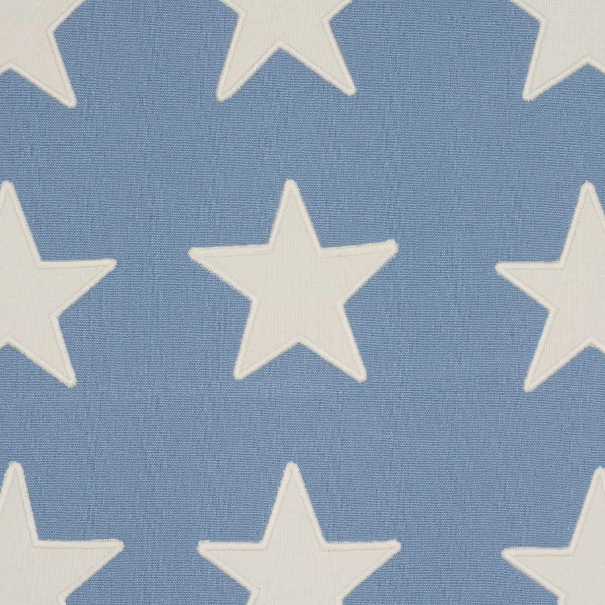 Starfield Appliqué - Sky - Schumacher 87601 Fabric - Schumacher Fabric
