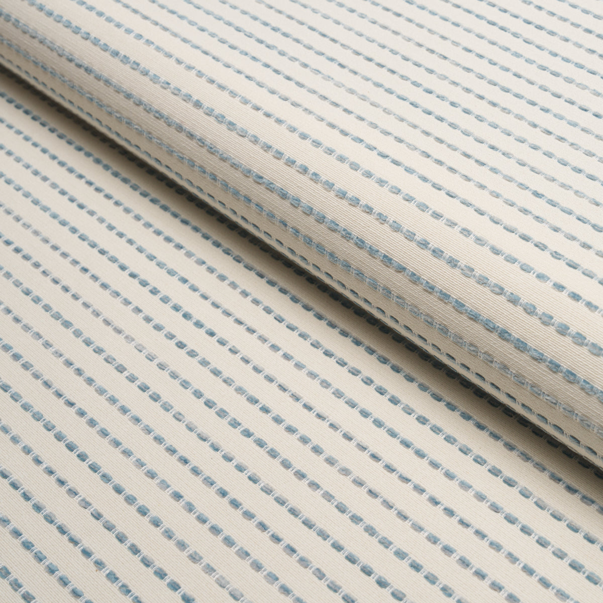 Austen Performance Stripe - Ice - Schumacher 87682 Fabric - Schumacher Fabric