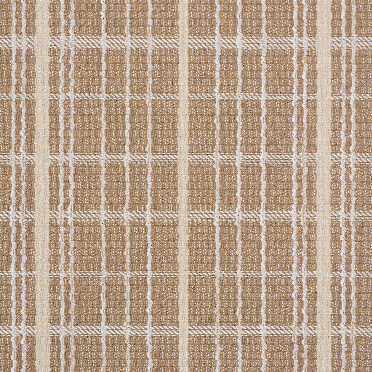 Merrick Performance Plaid - Beige - Schumacher 87690 Fabric - Schumacher Fabric