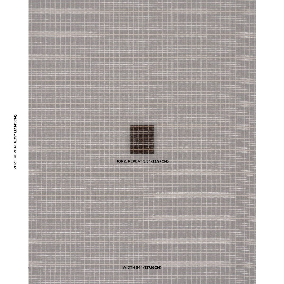 Merrick Performance Plaid - Brown - Schumacher 87691 Fabric - Schumacher Fabric