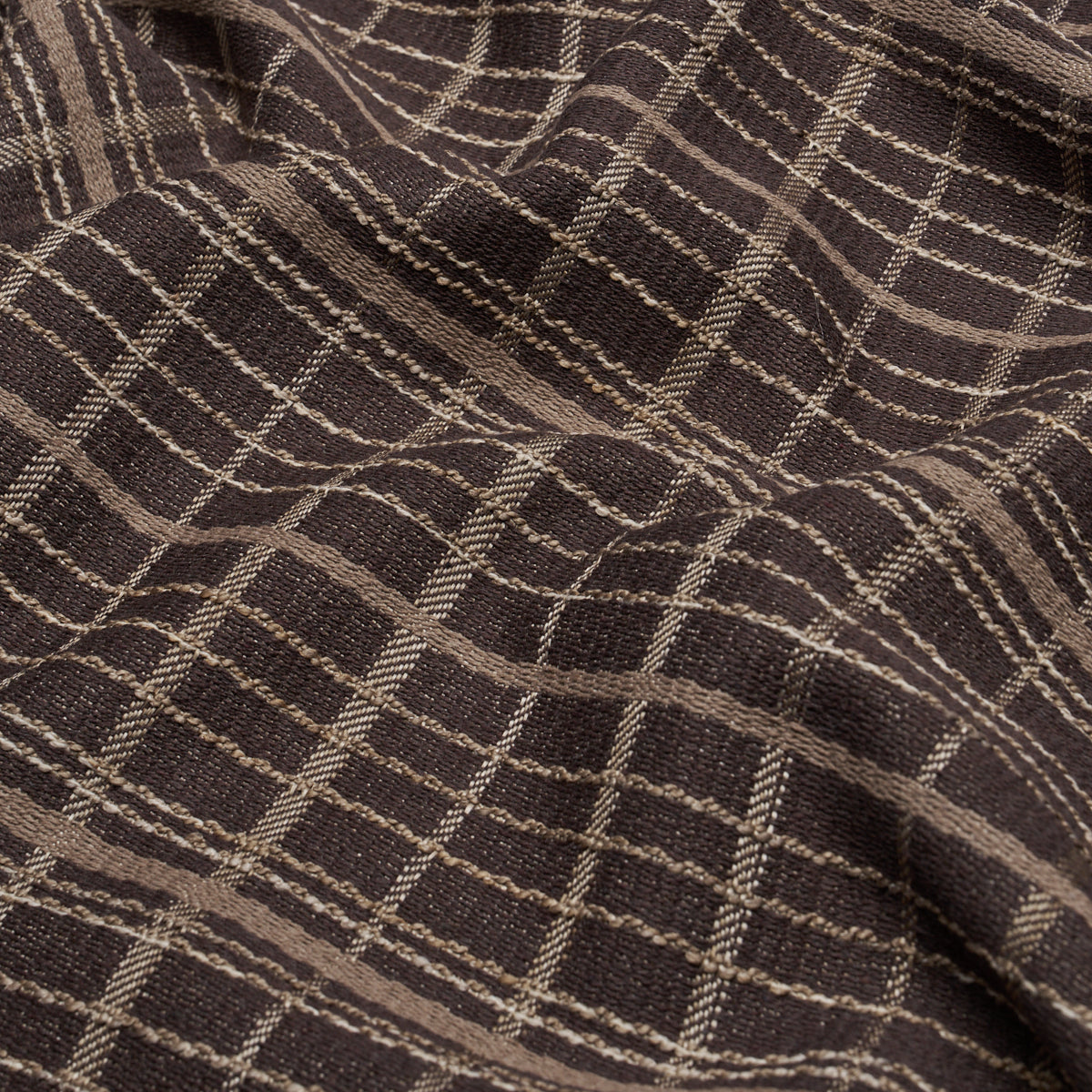 Merrick Performance Plaid - Brown - Schumacher 87691 Fabric - Schumacher Fabric
