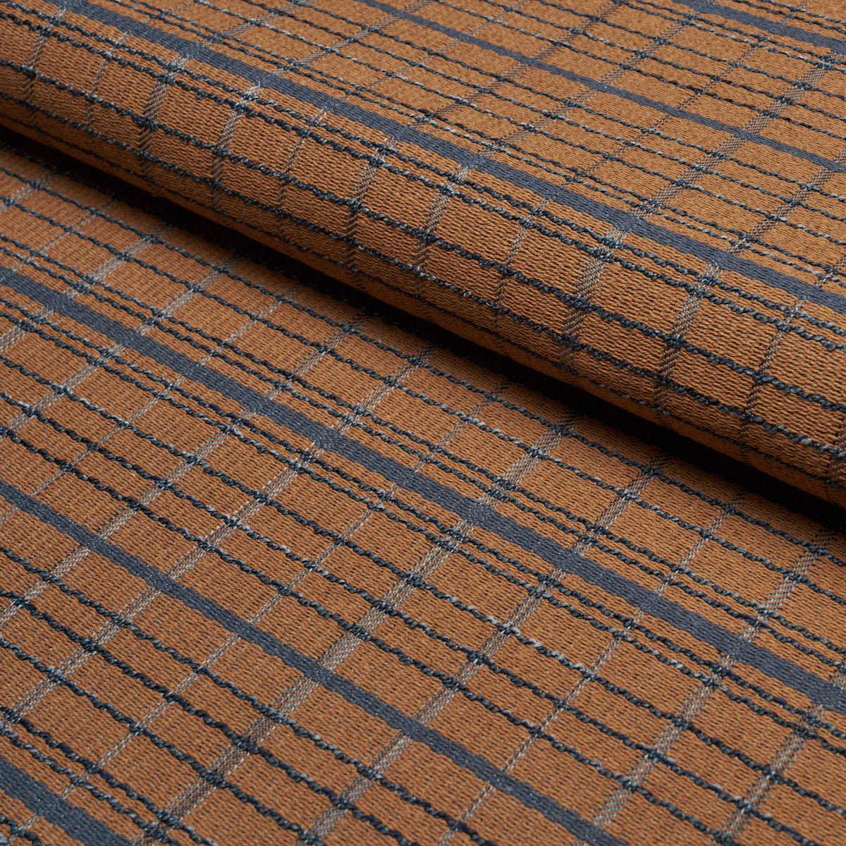 Merrick Performance Plaid - Sepia - Schumacher 87692 Fabric - Schumacher Fabric