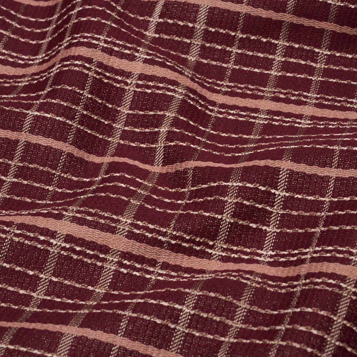 Merrick Performance Plaid - Garnet - Schumacher 87693 Fabric - Schumacher Fabric