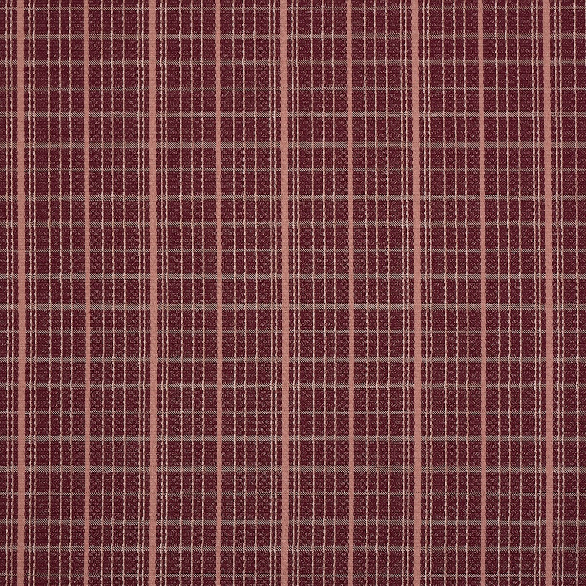 Merrick Performance Plaid - Garnet - Schumacher 87693 Fabric - Schumacher Fabric