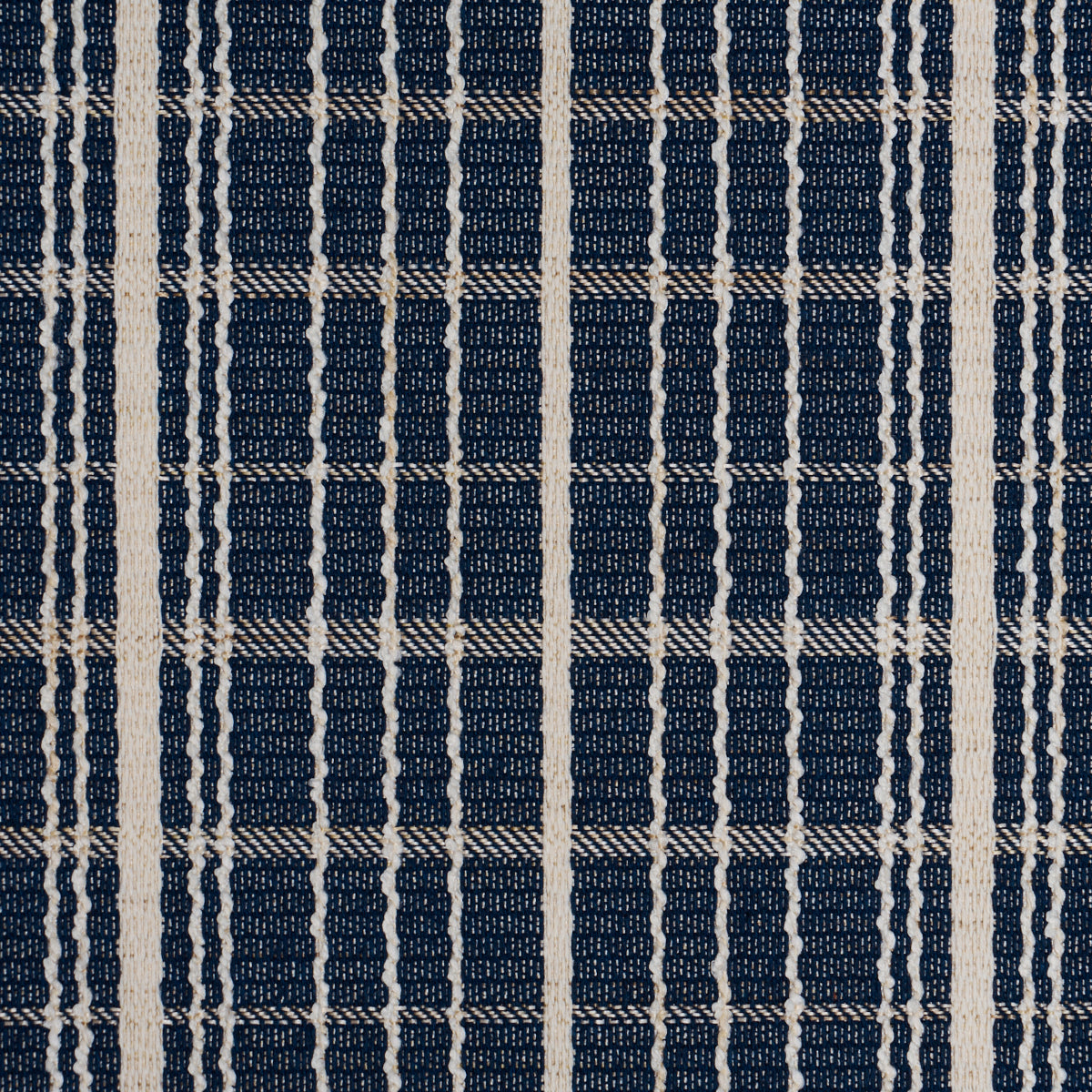 Merrick Performance Plaid - Navy - Schumacher 87694 Fabric - Schumacher Fabric
