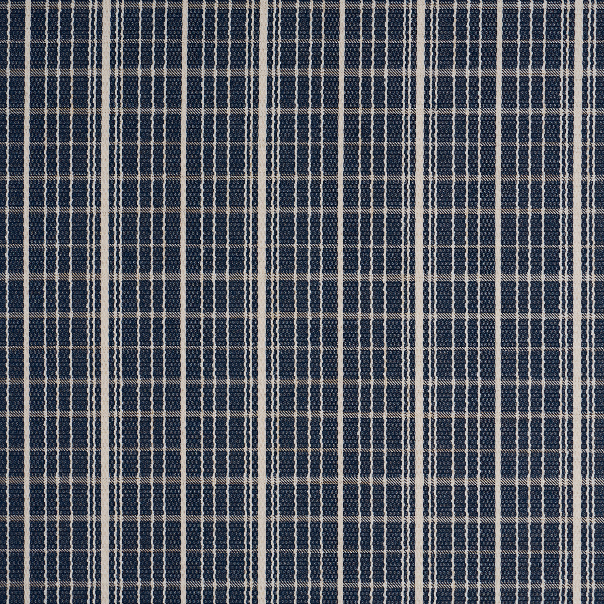 Merrick Performance Plaid - Navy - Schumacher 87694 Fabric - Schumacher Fabric