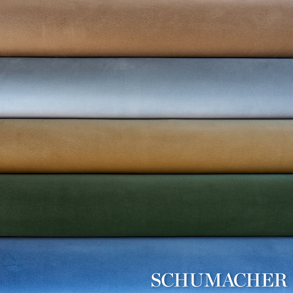 Rocky Performance Velvet - Hunter - Schumacher 87714 Fabric - Schumacher Fabric
