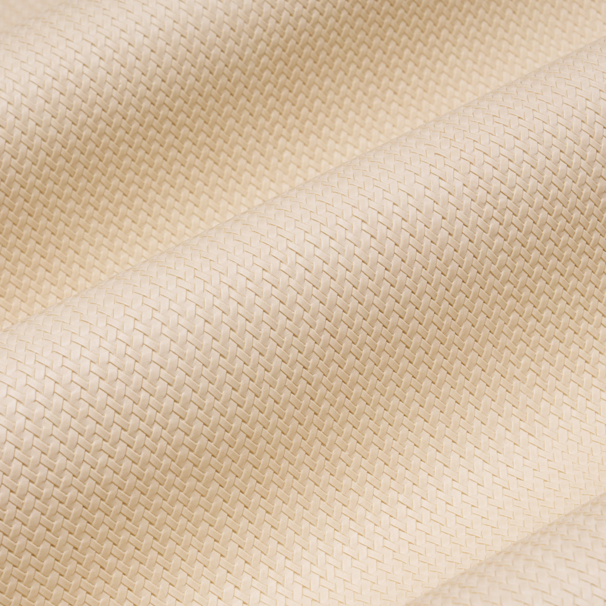 Vegan Leather Rattan Indoor/Outdoor - Cream - Schumacher 87800 Fabric - Schumacher Fabric