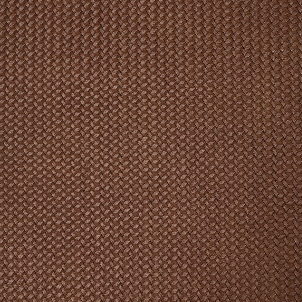 Vegan Leather Rattan Indoor/Outdoor - Chocolate - Schumacher 87804 Fabric - Schumacher Fabric