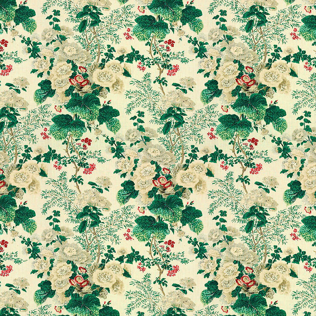 Althea Print - Ivory - LEE JOFA Fabric