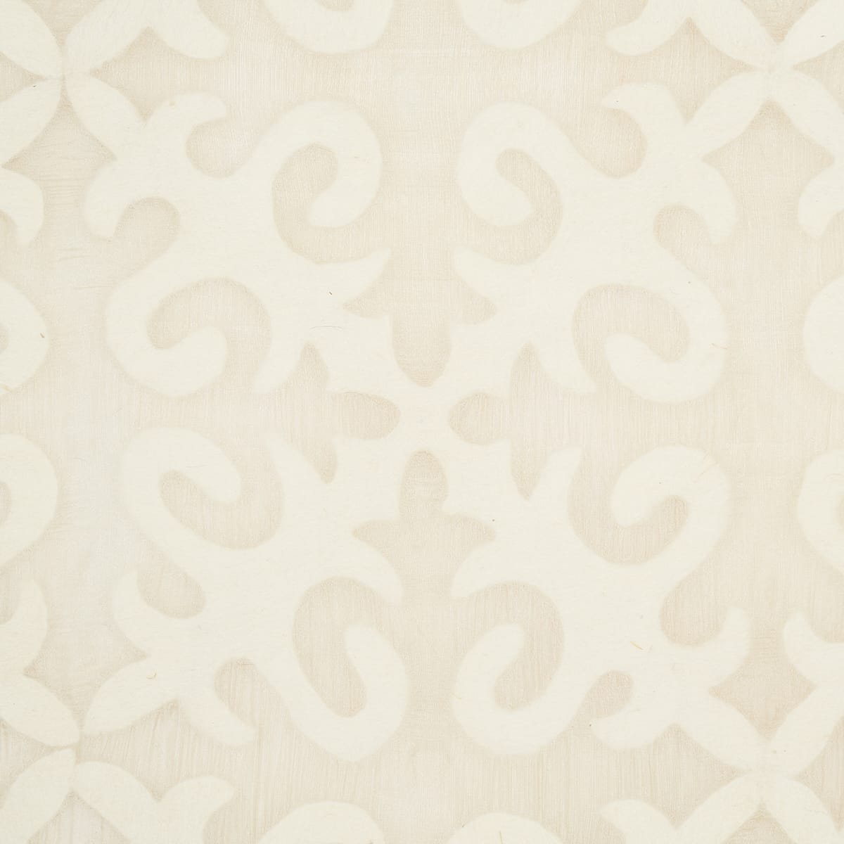 KYRGYZSTAN-WOOL-SILK-OYSTER-NATURAL-SCHUMACHER-87990 - Schumacher Fabric