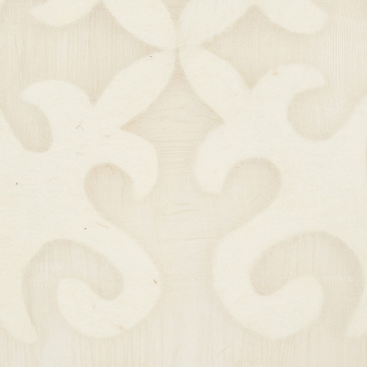 KYRGYZSTAN-WOOL-SILK-OYSTER-NATURAL-SCHUMACHER-87990 - Schumacher Fabric
