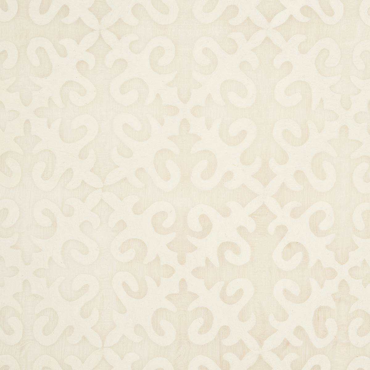 KYRGYZSTAN-WOOL-SILK-OYSTER-NATURAL-SCHUMACHER-87990 - Schumacher Tela