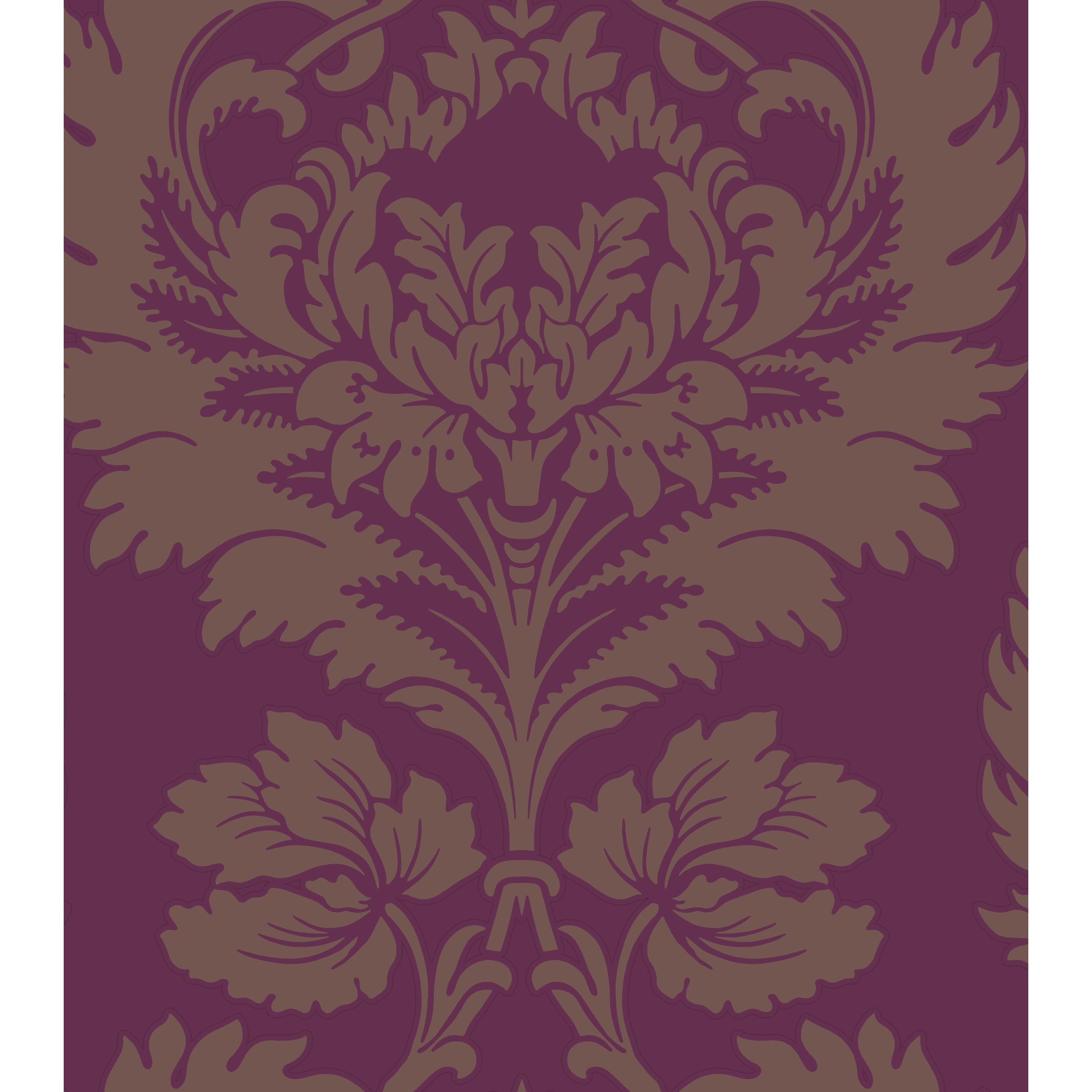 Hovingham - Plum - Cole & Son Wallpaper