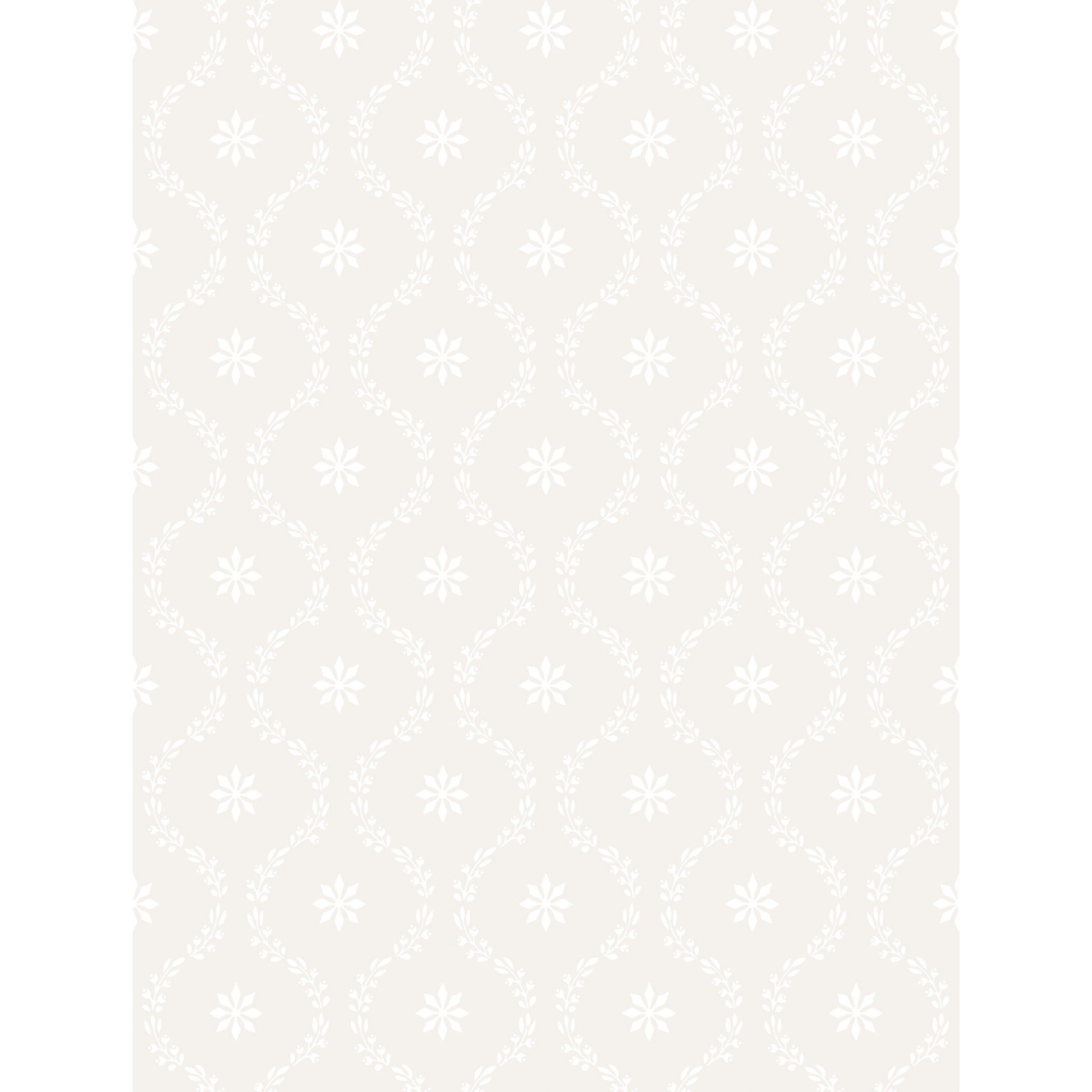 Clandon - Snow - Cole & Son Wallpaper