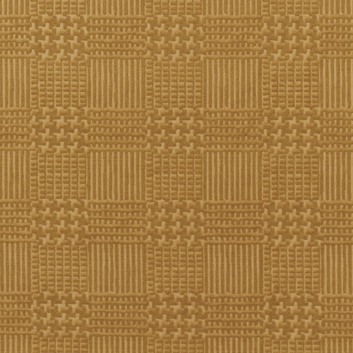 Fuzzy Plaid - Camel - Schumacher 88011 Fabric - Schumacher Fabric