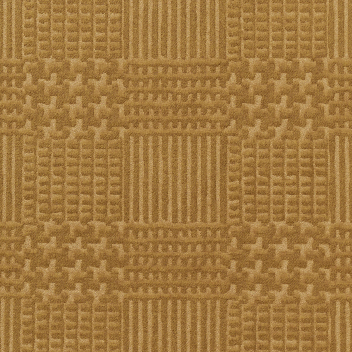Fuzzy Plaid - Camel - Schumacher 88011 Fabric - Schumacher Fabric