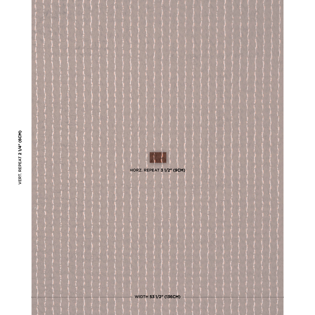 Groove - Terracotta - Schumacher 88020 Fabric - Schumacher Fabric