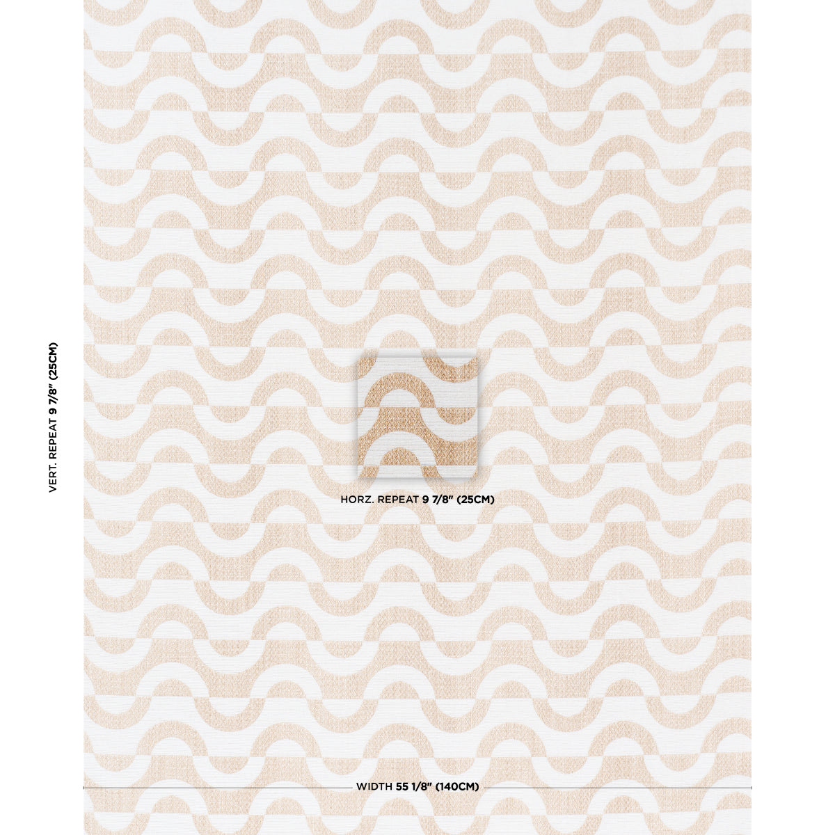 Stay In Tune - Nacre - Schumacher 88081 Fabric - Schumacher Fabric