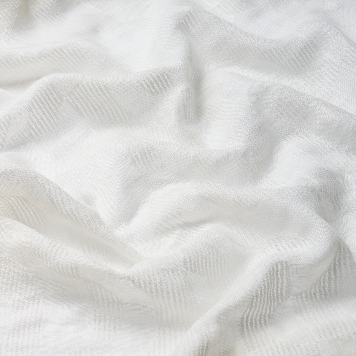 Stay In Tune Sheer - Nacre - Schumacher 88090 Fabric - Schumacher Fabric