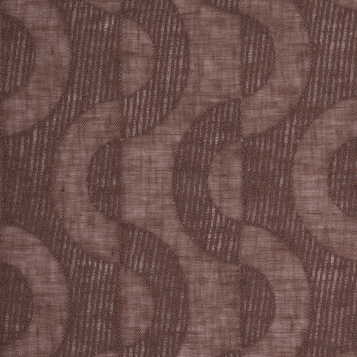 Stay In Tune Sheer - Terracotta - Schumacher 88091 Fabric - Schumacher Fabric