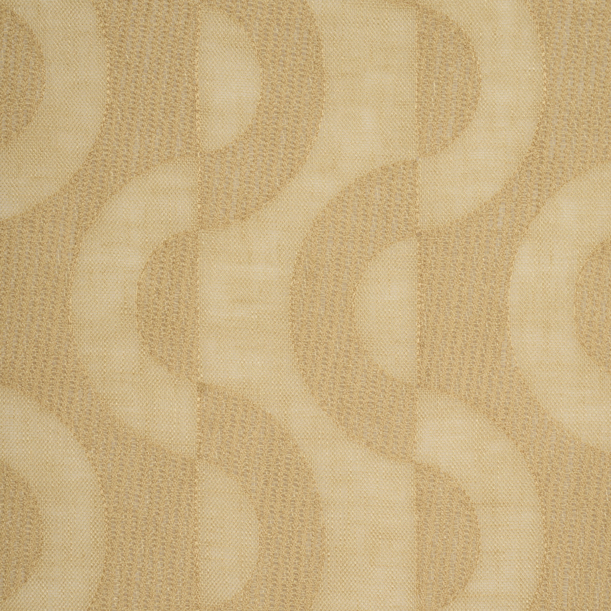 Stay In Tune Sheer - Curry - Schumacher 88092 Fabric - Schumacher Fabric