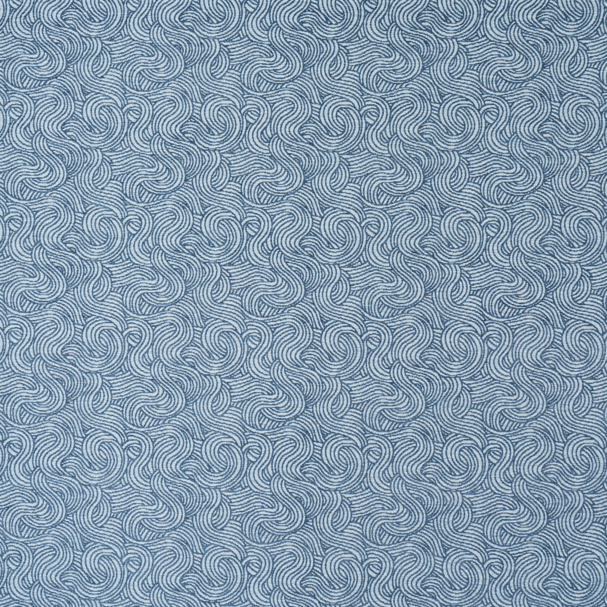 Tideline Performance - Blue - Schumacher 88672 Fabric - Schumacher Fabric