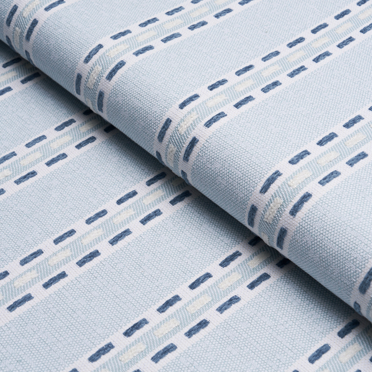 Breakline Performance - Blue - Schumacher 88713 Fabric - Schumacher Fabric