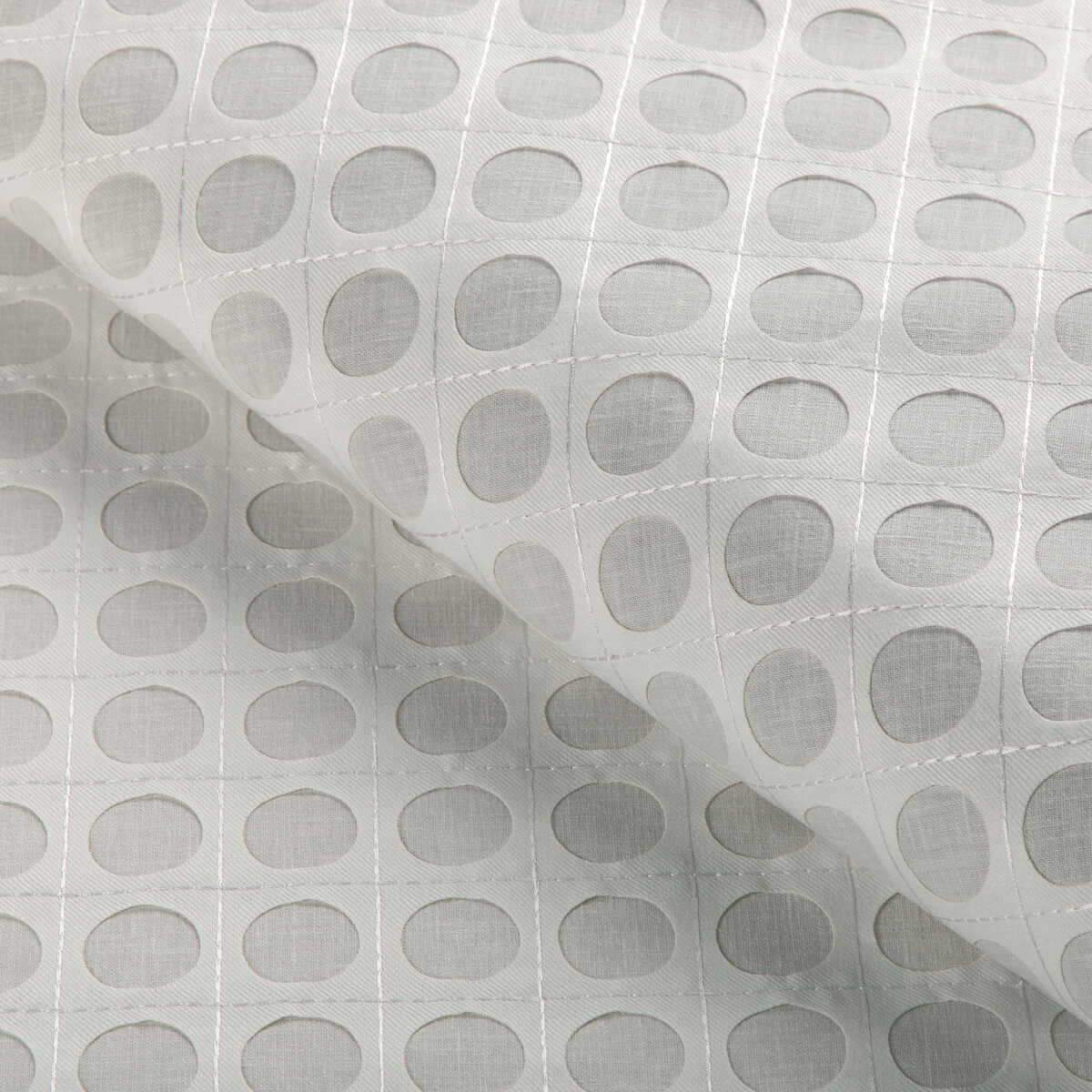Lunar Dot - Grey - KRAVET BASICS Fabric