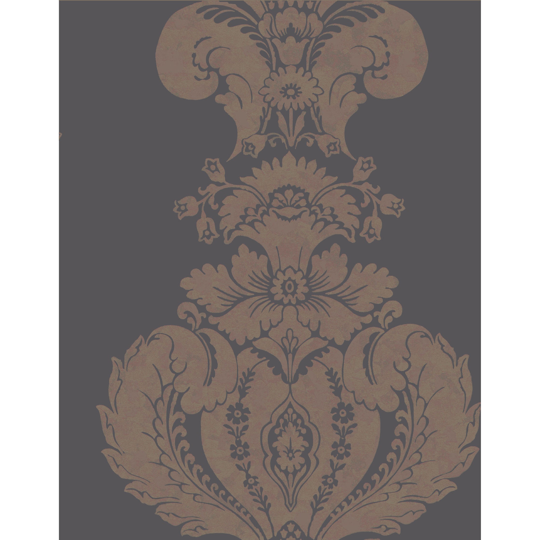 Baudelaire - Black And Bronze - Cole & Son Wallpaper