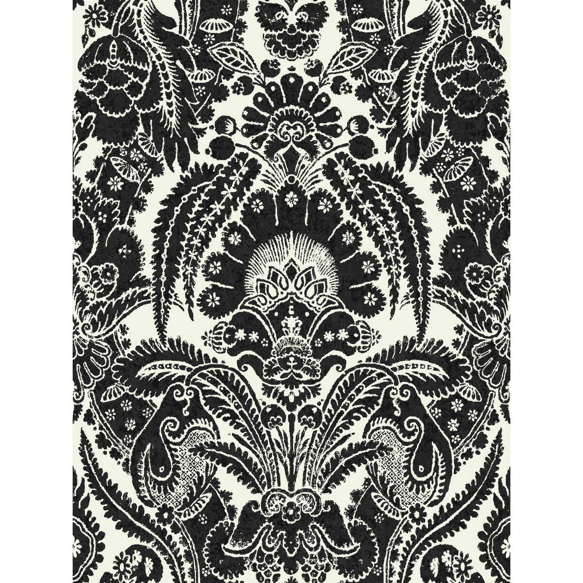 Chatterton - Black And White - COLE & SON Wallpaper