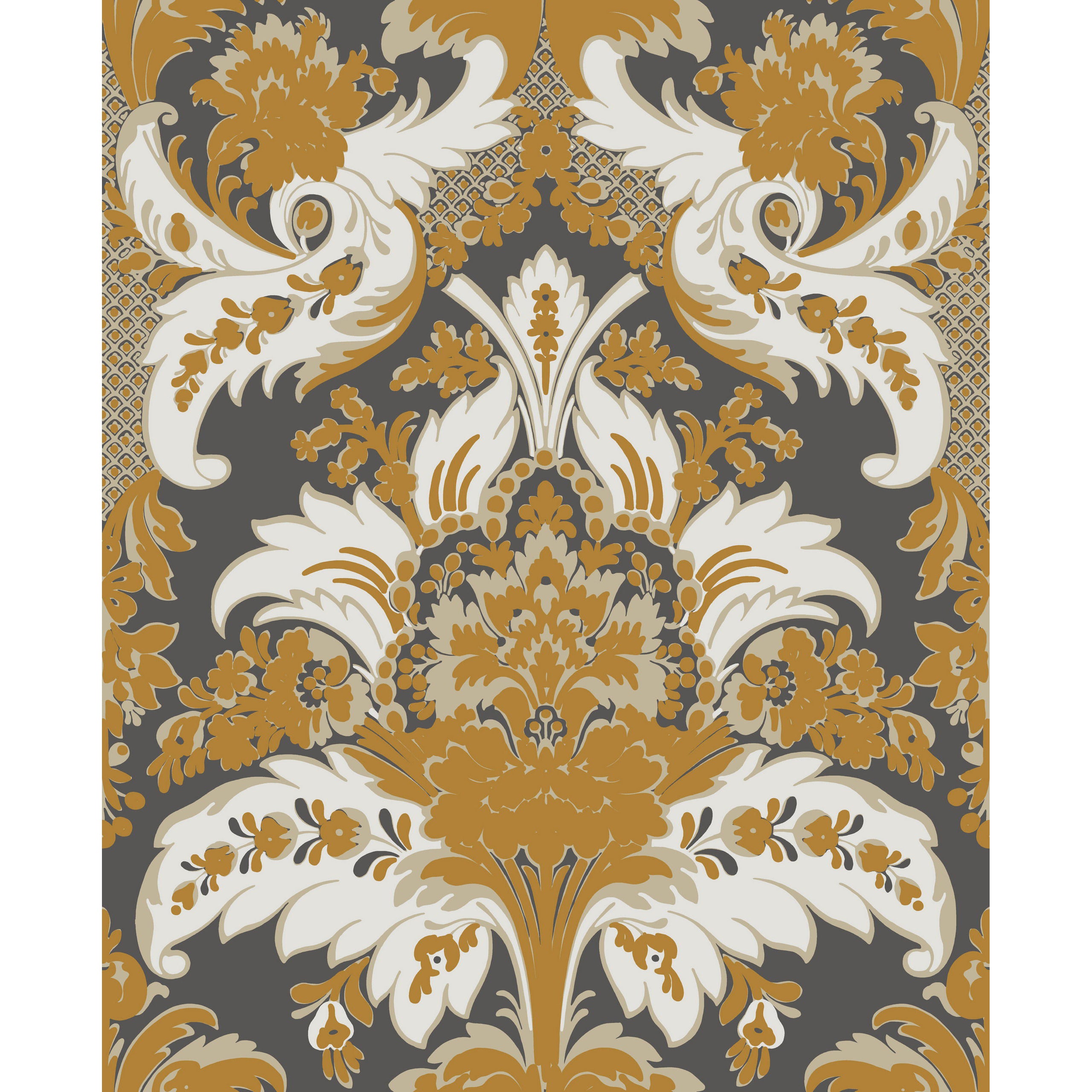 Aldwych - Black And Gold - Cole & Son Wallpaper